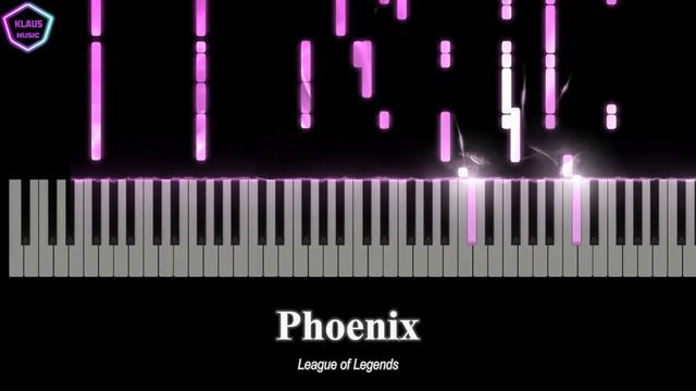 League of Legends - Phoenix | Piano Tutorial by Klaus Music смотреть онлайн