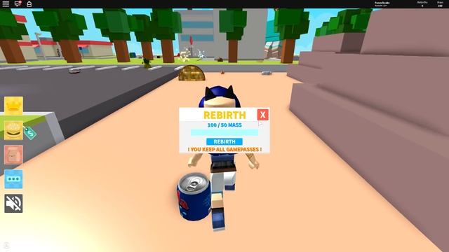 THIS GAME IS DELICIOUS!! ROBLOX EATING SIMULATOR! смотреть онлайн