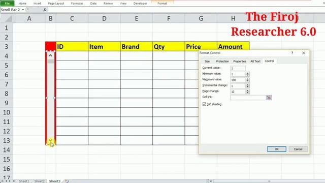 MS EXCEL SCROLL BAR FORMULA || NEW TECHNIQUES MS EXCEL .................#thefirojresearch6.0 смотреть онлайн