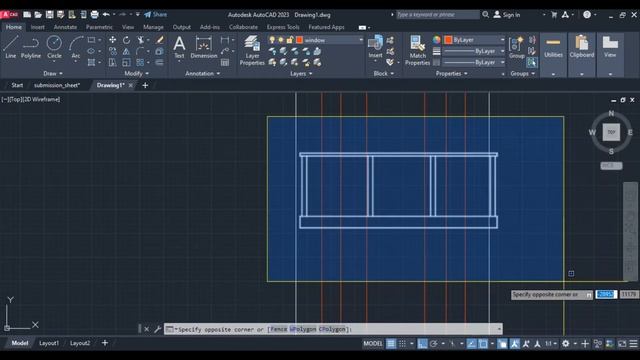 AutoCAD 2023 || Making a simple floor plan in AutoCAD 2023 || Part 17 of 20 || AutoCAD 2d drawing смотреть онлайн