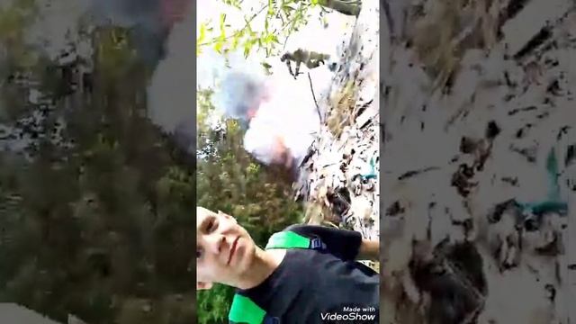 Большой пожар в безруково. Приехала пожарка смотреть онлайн
