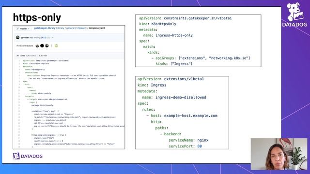 Sponsored Session: Datadog - Policy-as-code for Kubernetes with Gatekeeper смотреть онлайн