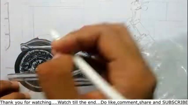 Harley Davidson photo realism sketch | 50 hrs in less than 5 mins timelapse art video | Drawing | смотреть онлайн