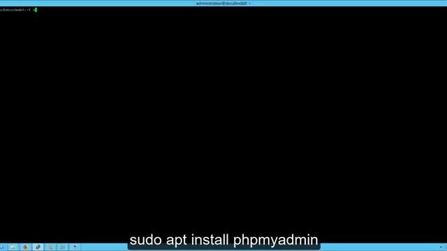 Installation de MariaDB et phpmyadmin sur Ubuntu смотреть онлайн
