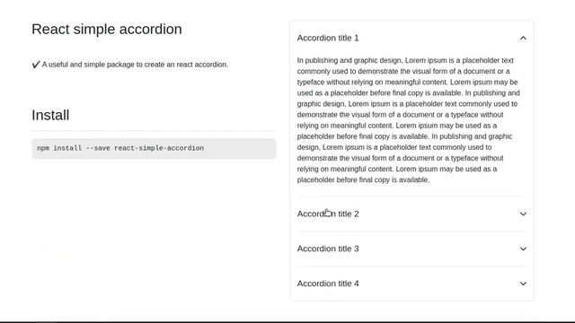 reactjs accordion смотреть онлайн