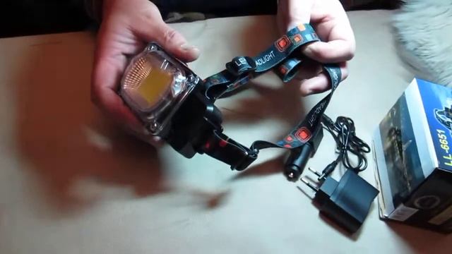 Крайне мощный налобный фонарь для ближнего света! LL 6651! Технология COB! Фонарь для охоты рыбалки смотреть онлайн