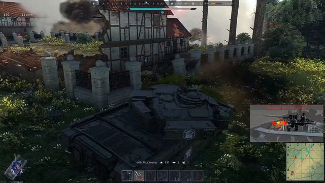 Gameplay on the Fulda map (conquest #1) ◄ WAR THUNDER ► смотреть онлайн
