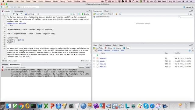 Example 3: Debugging RMarkdown and ProjectTemplate смотреть онлайн