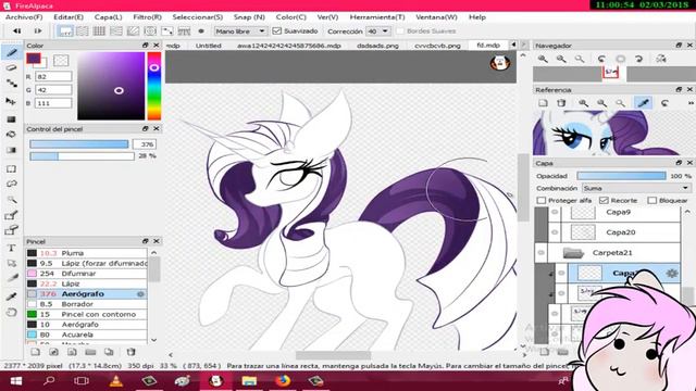 SpeedPaint [Fan-Art] Rarity смотреть онлайн
