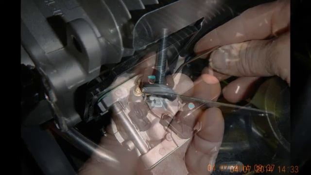 Монтаж тросика газа на двигатель Zongchen 1P90FE ( XP 420 E) смотреть онлайн