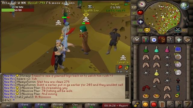Dragon Claws 15 Pray Rune Pure Pking смотреть онлайн