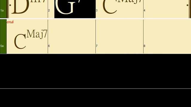 Dm7 G7 Cmaj7 (100bpm Jazz)  Backing Track