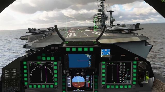 Microsoft Flight Simulator - Посадка на Авианосец смотреть онлайн