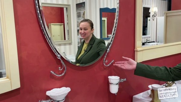 Сантехника.ру Тумба Migliore Impero 60 25971/Раковина Impero 60 30827/Зеркало Migliore Edera 16916