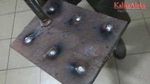 Кронштейн  для 2х стороннего цилиндра Т25. Как сделать самому, его размеры и установка на Балку