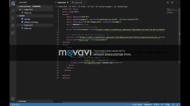 How to make Responsive Navbar using Materialize CSS(Google FrameWork) смотреть онлайн