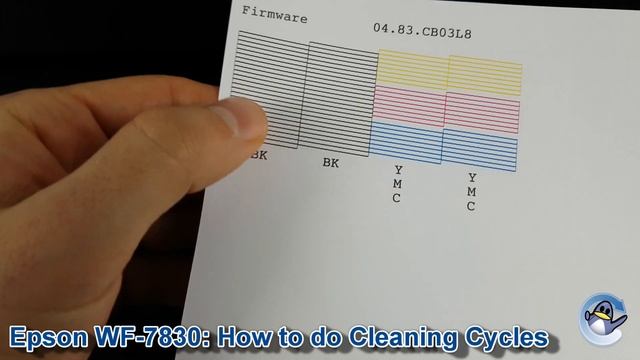 Epson WorkForce WF-7830DTWF: How to do Printhead Cleaning Cycles and Improve Print Quality смотреть онлайн