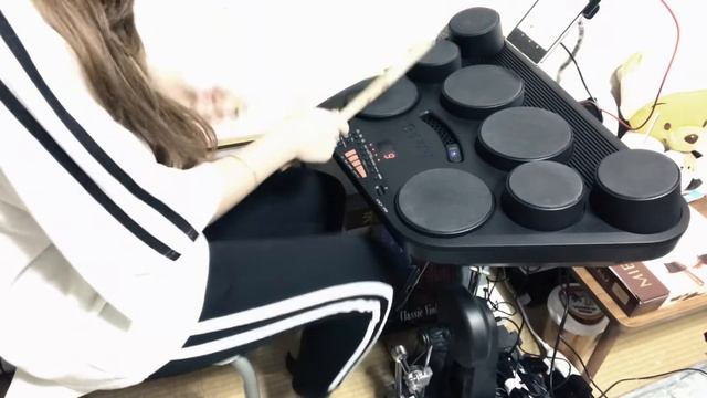 Yamaha dd75 recording Britt Nicole “You” Drum Cover смотреть онлайн