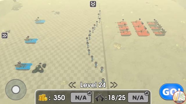 Army Battle Simulator Level 24 Walkthrough Gameplay смотреть онлайн