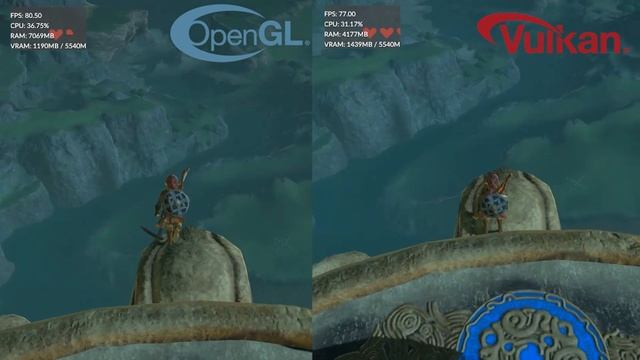 Zelda BOTW | Cemu 1.19.1b | Vulkan VS OpenGL | Ryzen R5 3600 GTX 1060 смотреть онлайн
