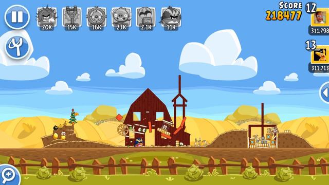 Angry Birds Friends Tournament Level 5 Week 329-C MOBILE Highscore POWER-UP walkthrough смотреть онлайн