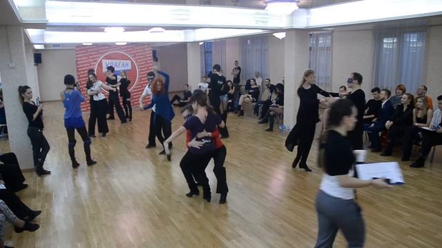 ХАСТЛ, УРАГАН 2017, Нерейтинговый турнир, Космос, 14 финала, заход 1 танец 1 смотреть онлайн