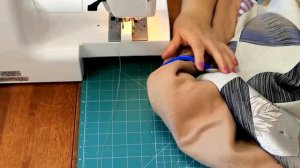 Стёжка покрывала на бытовой машинке