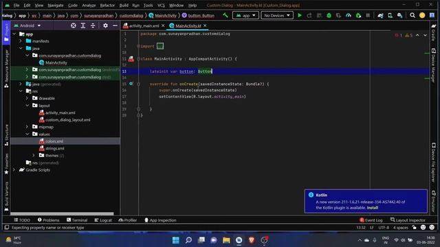 Custom Dialog - Custom Dialog Box in Android || Kotlin || hindi смотреть онлайн