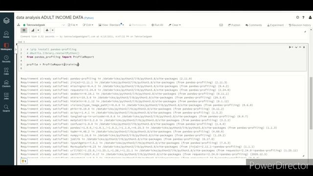 Pandas Profiling | One Command Data Analysis in Machine Learning | Data preprocessing explained смотреть онлайн