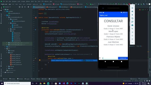 SQLite desde cero con Android! | Preparando Consulta por ID | Parte #39 смотреть онлайн