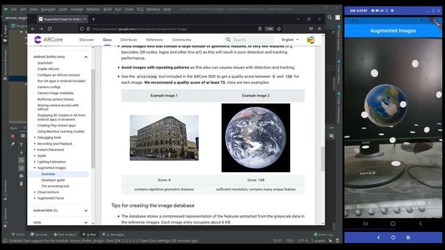 Flutter 2.5 ARCore Augmented Images Tutorial - Build 15+ Flutter AR Augmented Reality Apps Course смотреть онлайн