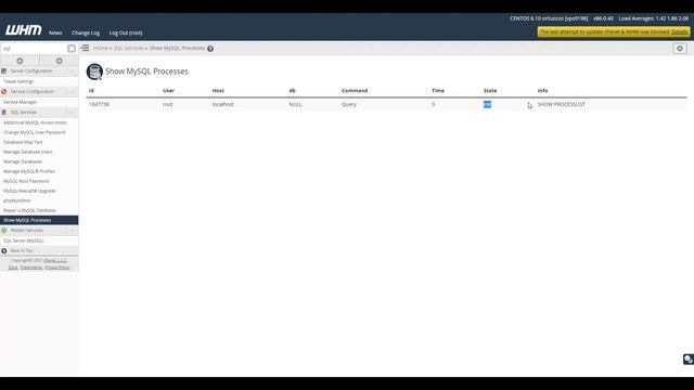 How to Show Running MySQL Processes in WHM & cPanel смотреть онлайн
