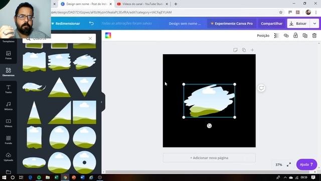 Como colocar imagem dentro de uma forma no Canva смотреть онлайн