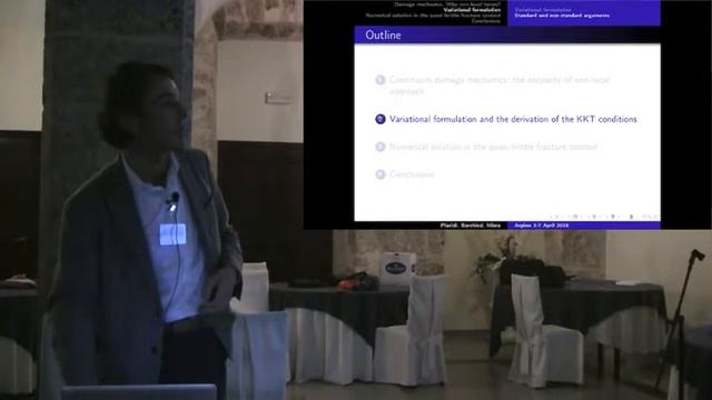 Luca Placidi: "Numerical simulations of fracture propagation" смотреть онлайн