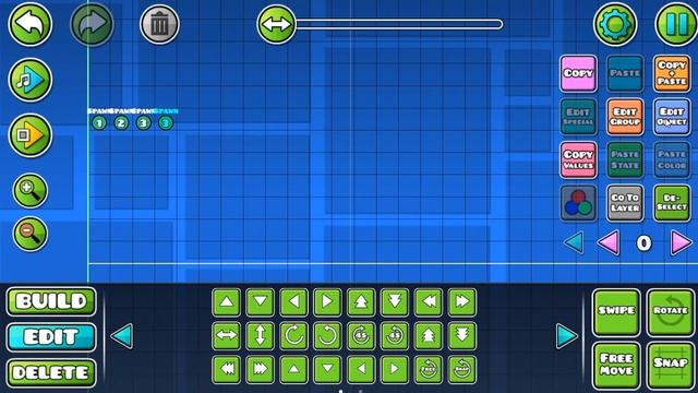 КАК ЗАЦИКЛИТЬ ЭФФЕКТ NINE CIRCLES? ЦИКЛ В GEOMETRY DASH! смотреть онлайн