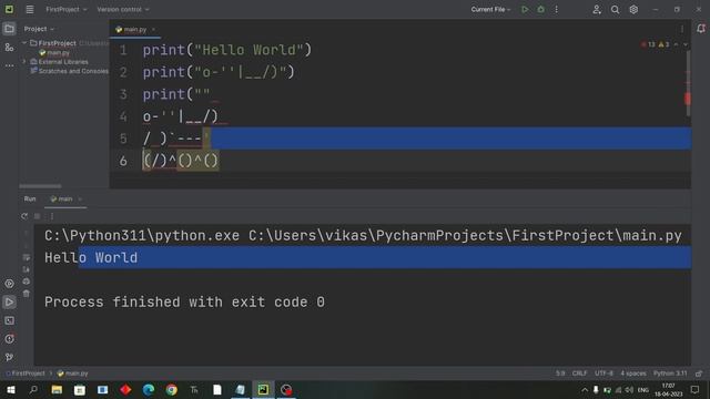 How Python Interpreter Works by Drawing a Shape | Python Tutorials For Beginners In Hindi #4 смотреть онлайн