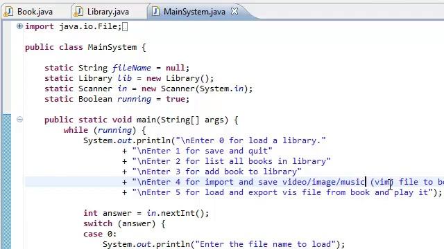 Java: Extended Simple Library System (Part 1) смотреть онлайн