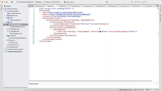 Xamarin Form Collection View MVVM and Navigation to Pages смотреть онлайн