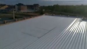 Плоская кровля профлистом