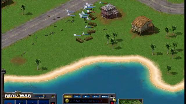 Real War: (Air-Land-Sea) 3D RTS PC Game. Sleeping Enemy mission. смотреть онлайн