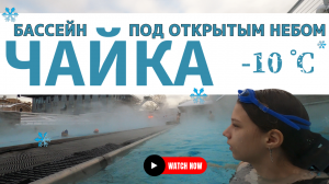 Чайка - бассейн под открытым небом 🏊 Самый теплый бассейн в Москве ❄️ Зимние приключения