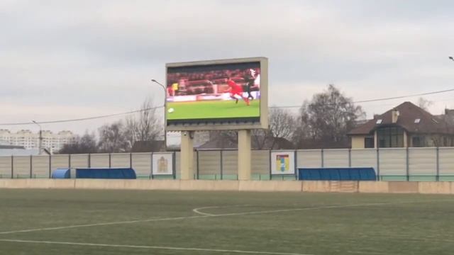 LED-экран на стадионе Авангард (Домодедово) смотреть онлайн