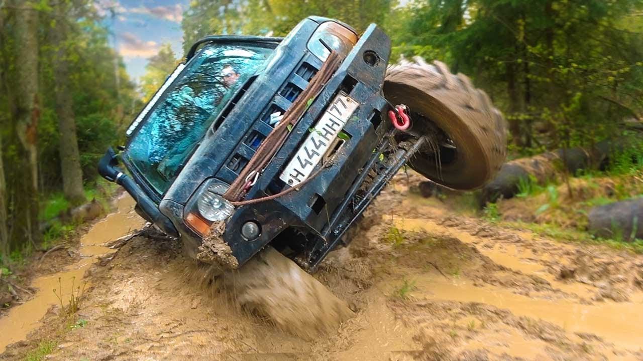 Что может Jimny Bigfoot против оффроад монстров на бездорожье смотреть онлайн