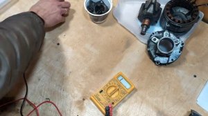 Днепр МТ10-36. Ремонт генератора Г-424 (проверка ротора и статора).