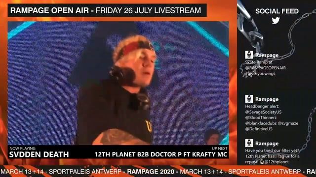 SVDDEN DEATH LIVE @ RAMPAGE OPEN AIR 2019 смотреть онлайн
