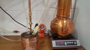 Аламбик с колонной и ректификационной линзой. Обзор