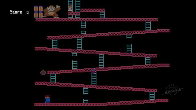 Donkey Kong 1981 On PS4 Dreams смотреть онлайн
