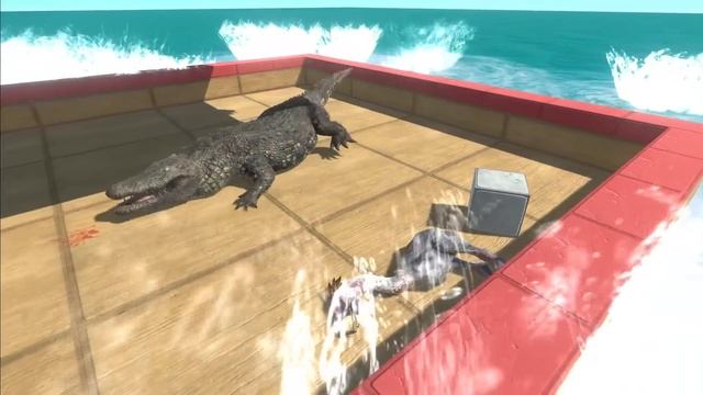 Spikes, Cannon and Crocodile Trap - Animal Revolt Battle Simulator смотреть онлайн
