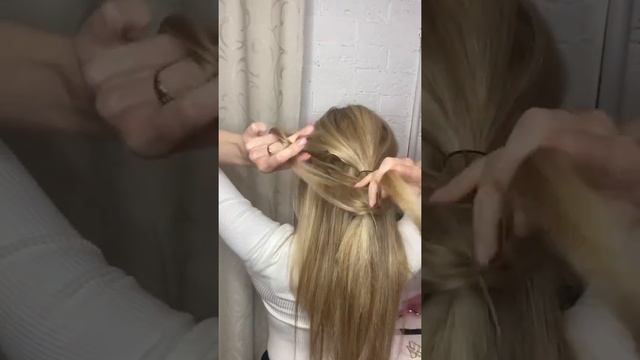 КРАСИВАЯ ПРИЧЕСКА В БОХО СТИЛЕ НА КАЖДЫЙ ДЕНЬ В ШКОЛУ, НА РАБОТУ, В ОФИС. ПОШАГОВО. смотреть онлайн