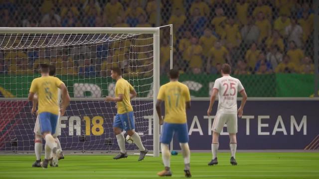 FIFA 18 - Бразилия - Байер (3:1)/ геймплей онлайн смотреть онлайн